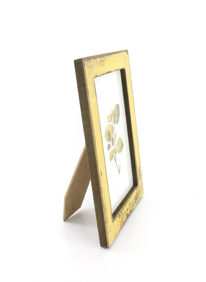 Zhenzan Frames 4x6 Inches Simple Rectangular Desktop Family Picture Photo Frame (Yellow) - Image 3